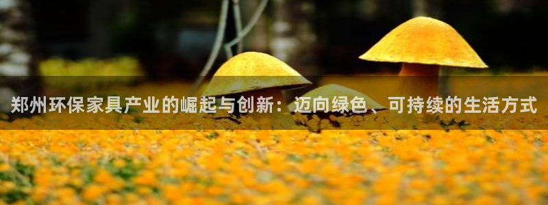 杏耀平台注册问一问：郑州环保家具产业的崛起与创新：迈向绿色、