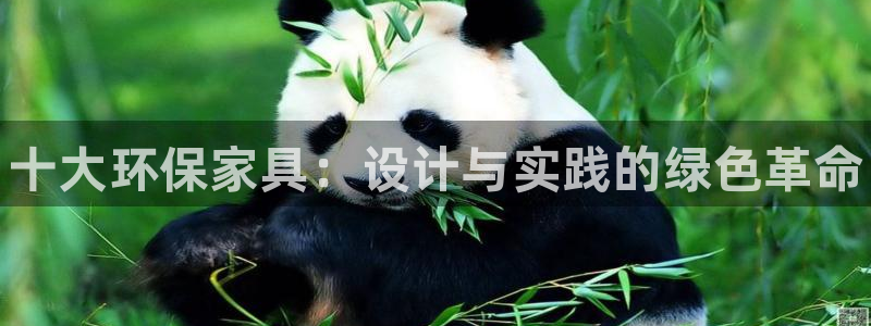 杏耀平台下载：十大环保家具：设计与实践的绿色革命